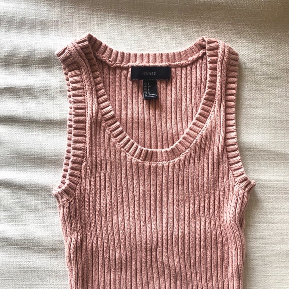 F21 Knit Crop Top - Picture 2 of 6